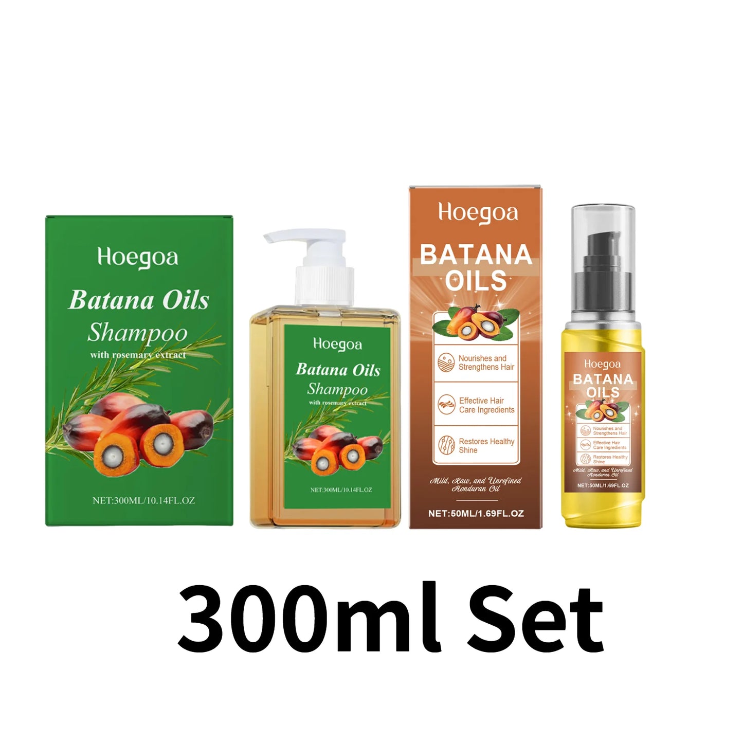 Shampoing à l'huile de Batana bio, apaisant et réparateur intense pour le cuir chevelu. Shampoing nourrissant à l'extrait de romarin pour tous types de cheveux.