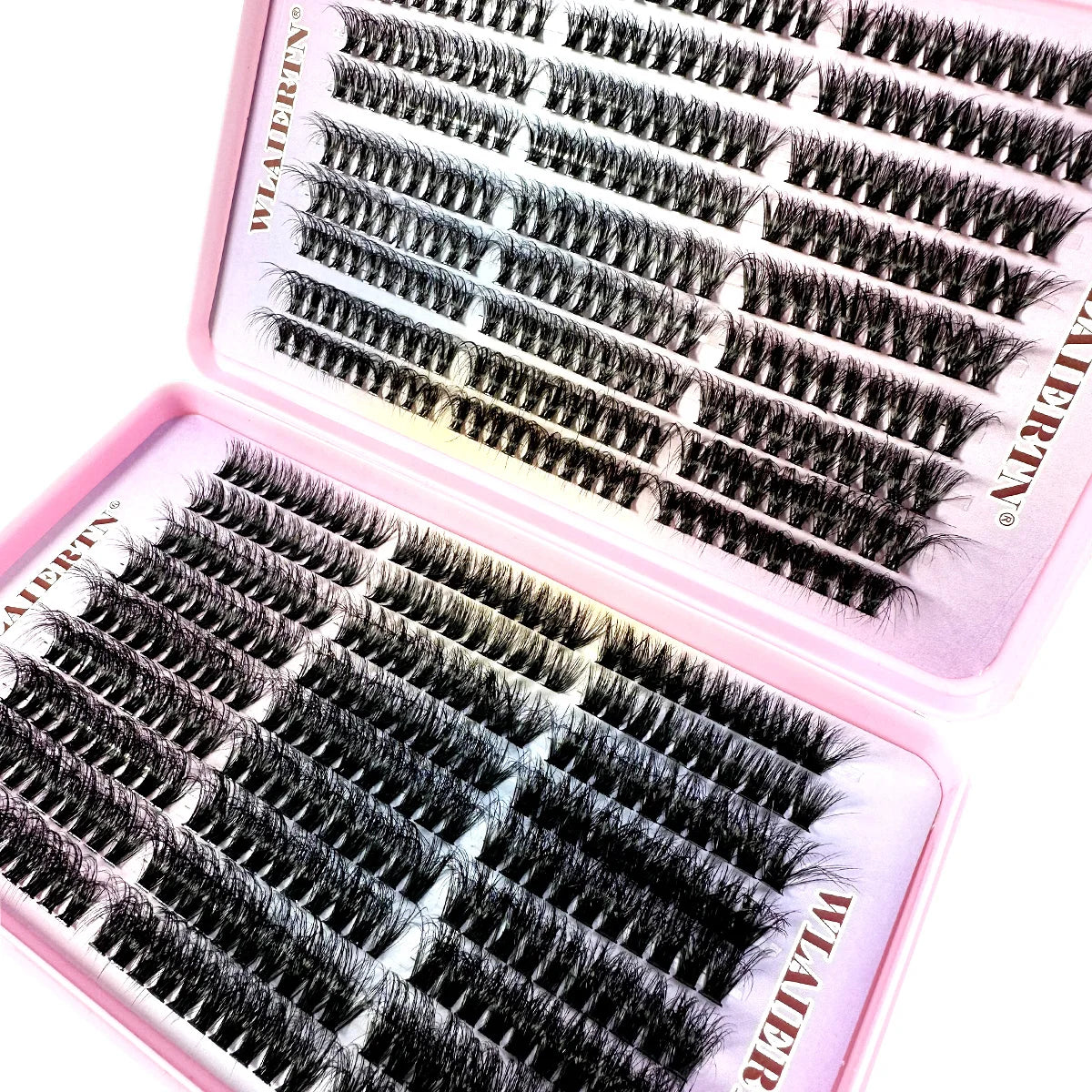 Faux cils en vison 540Cluster C Courbés 9-16mm Extension de cils naturels mixtes 3D Bande russe Outil de maquillage personnel
