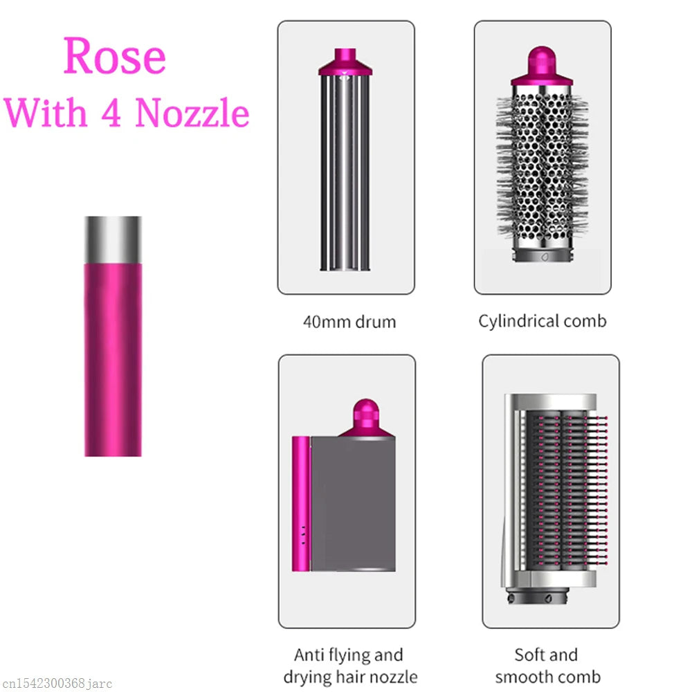 Fer à friser multifonction SenCiciMen X9 : brosse à air chaud, sèche-cheveux, styler pour cheveux bouclés professionnel en salon.