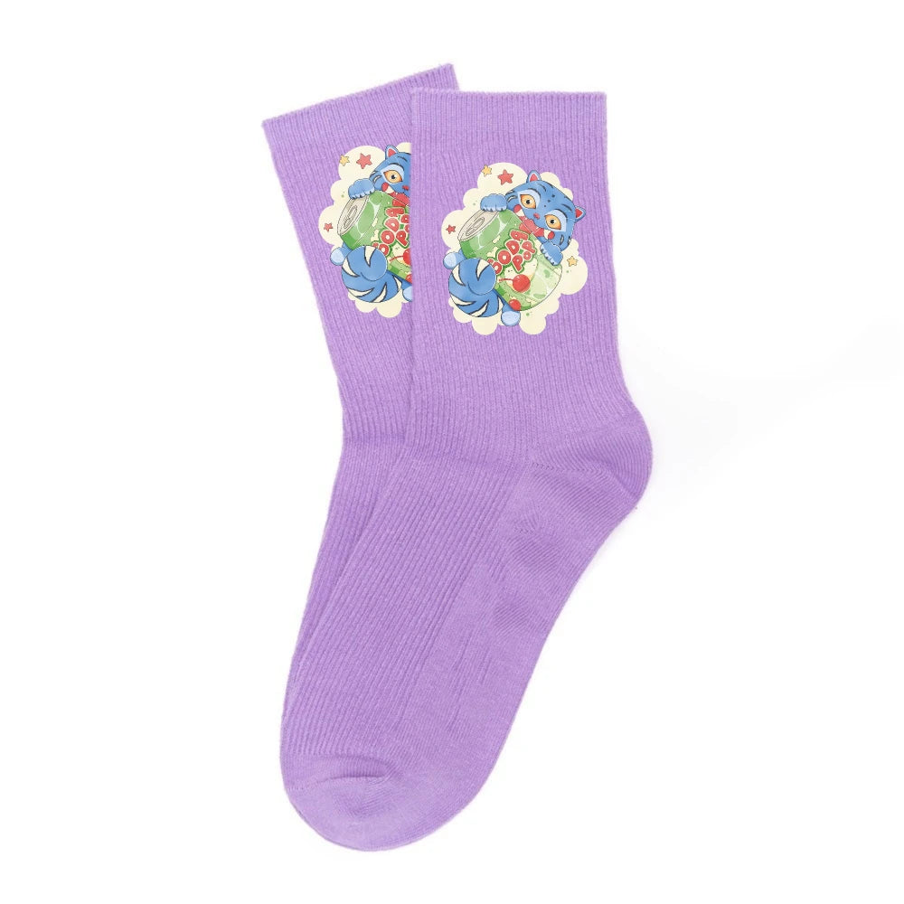 Chaussettes Kpop Demon Hunters neuves, douces, épaisses et chaudes, idéales pour les activités sportives et de plein air, en automne et en hiver, pour filles et enfants. Cadeau d'anniversaire idéal.