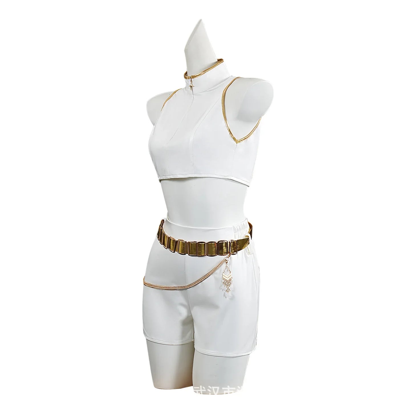 Costume de cosplay pailleté pour enfants K-Pop Demon Hunters Rumi Zoey Mira, uniforme blanc, tenue Huntrix pour filles,