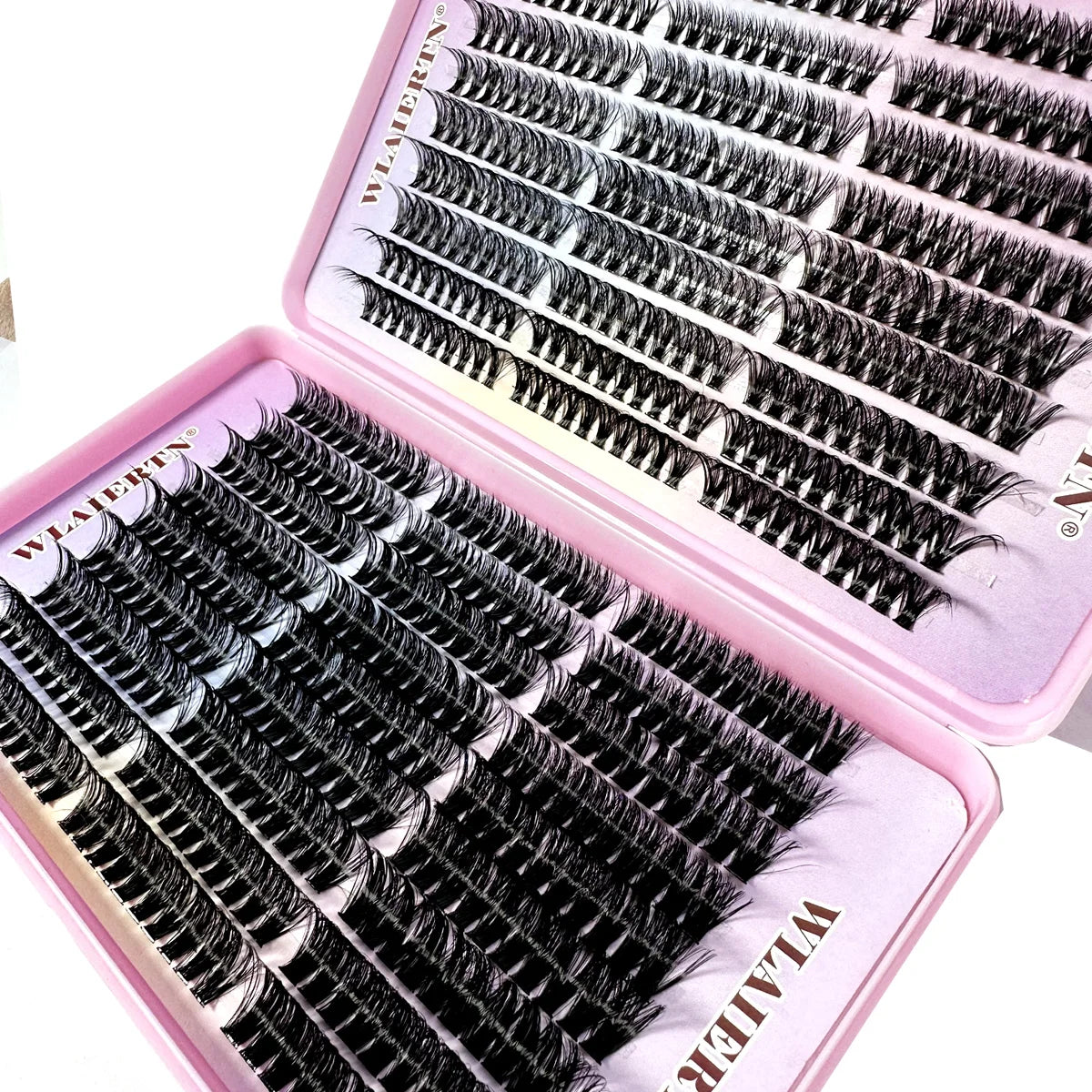 Faux cils en vison 540Cluster C Courbés 9-16mm Extension de cils naturels mixtes 3D Bande russe Outil de maquillage personnel
