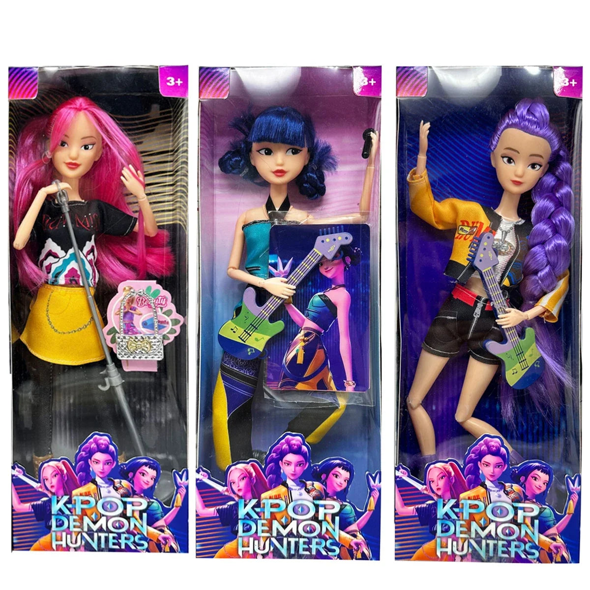 @@ Produits populaires Ensemble complet de nouvelles poupées K-POP Witch Hunt Lumi È Re Mira Zoe Figurines en vinyle Cadeaux de Noël pour enfants