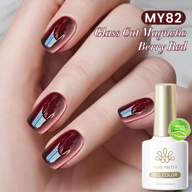 BORN PRETTY 117 Couleurs Vernis à Ongles Gel Magnétique Chat 10ml Vernis Couvrance Totale Semi-Permanent Manucure Super Magnifique