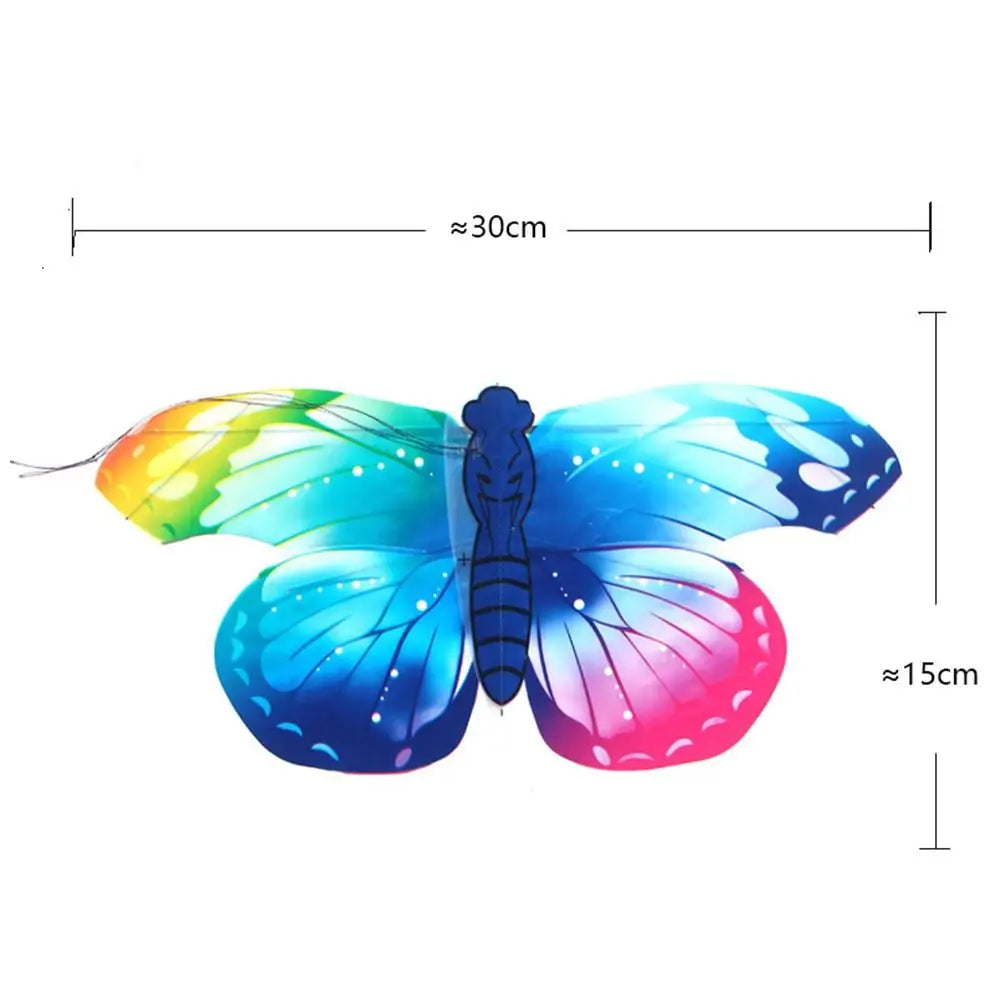 Cerf-volant aigle en plastique transparent, ligne de 30 mètres, grand aigle volant, cadeau pour enfants, cerf-volant de dessin animé, sorties en famille, jardin