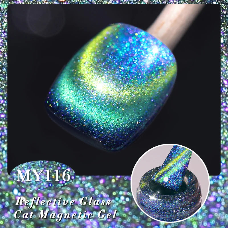 BORN PRETTY 117 Couleurs Vernis à Ongles Gel Magnétique Chat 10ml Vernis Couvrance Totale Semi-Permanent Manucure Super Magnifique