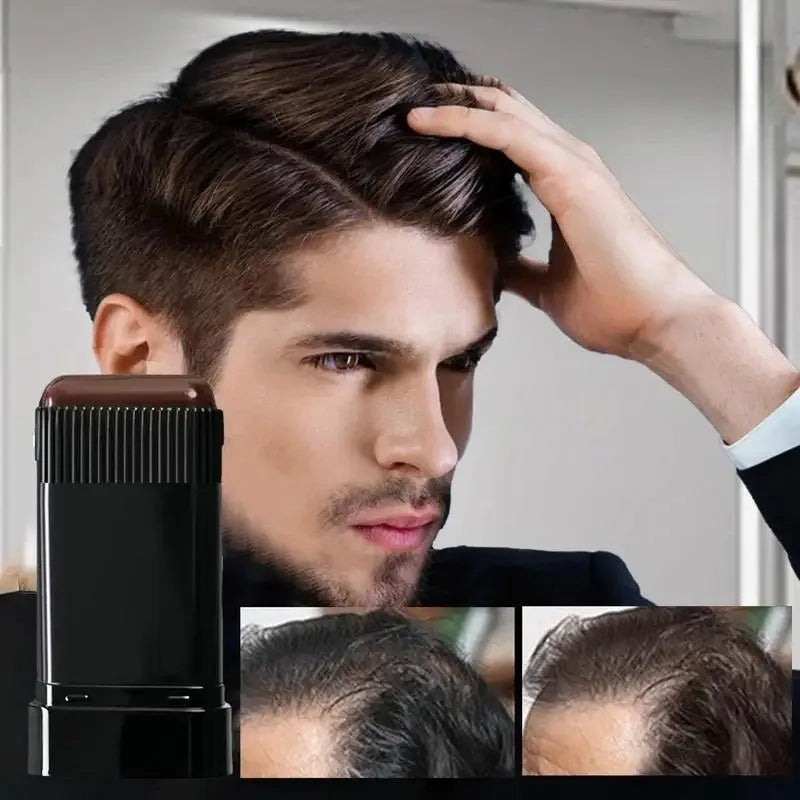 Teinture capillaire portable disponible en formats de 20 g à 20 g, résistante à l'eau et lissante pour cheveux fins, pour une couvrance instantanée.
