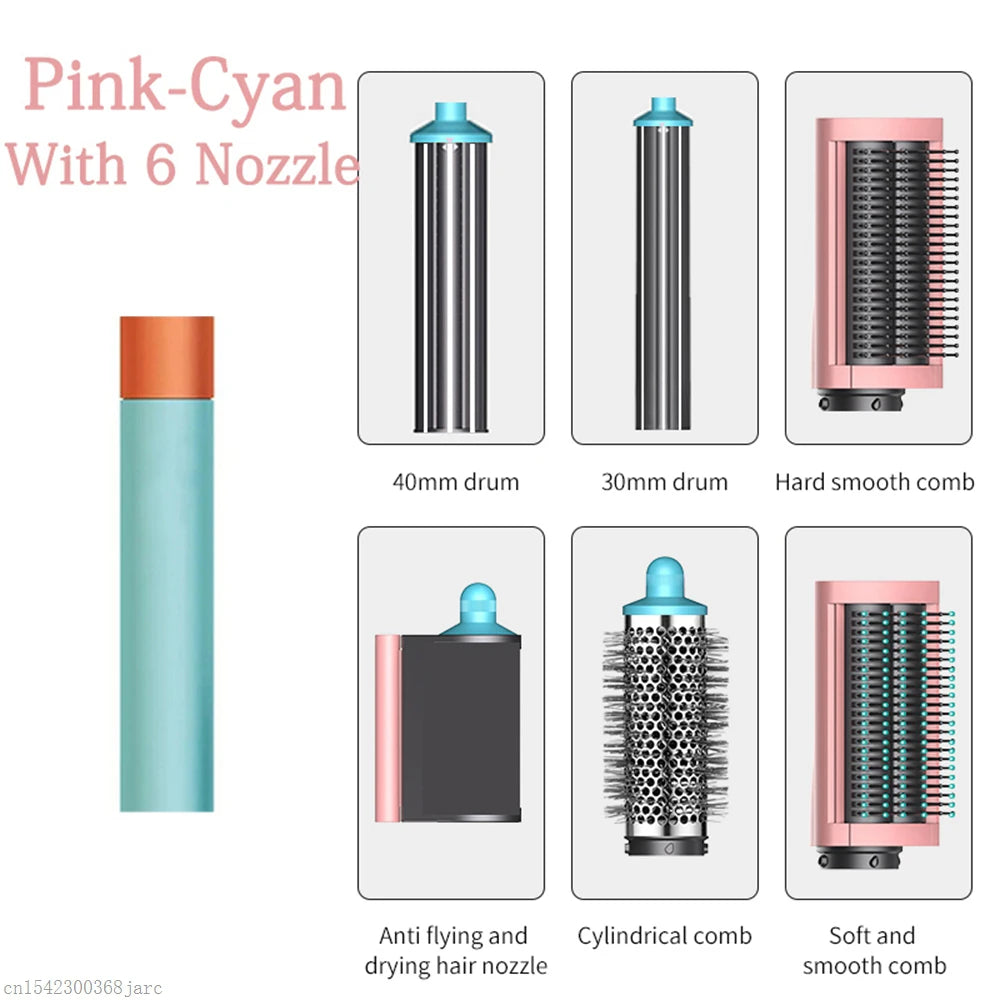 Fer à friser multifonction SenCiciMen X9 : brosse à air chaud, sèche-cheveux, styler pour cheveux bouclés professionnel en salon.