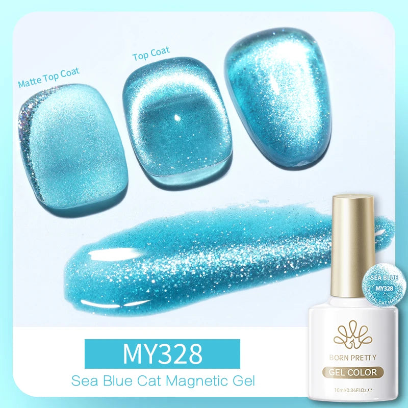 BORN PRETTY 117 Couleurs Vernis à Ongles Gel Magnétique Chat 10ml Vernis Couvrance Totale Semi-Permanent Manucure Super Magnifique