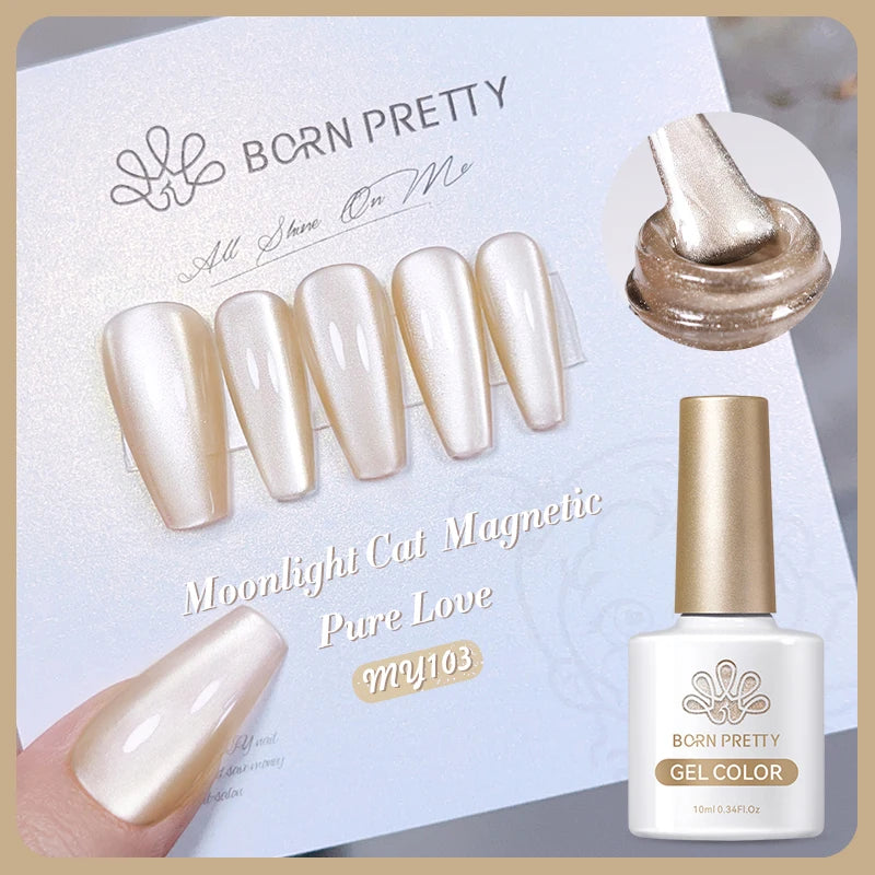 BORN PRETTY 117 Couleurs Vernis à Ongles Gel Magnétique Chat 10ml Vernis Couvrance Totale Semi-Permanent Manucure Super Magnifique