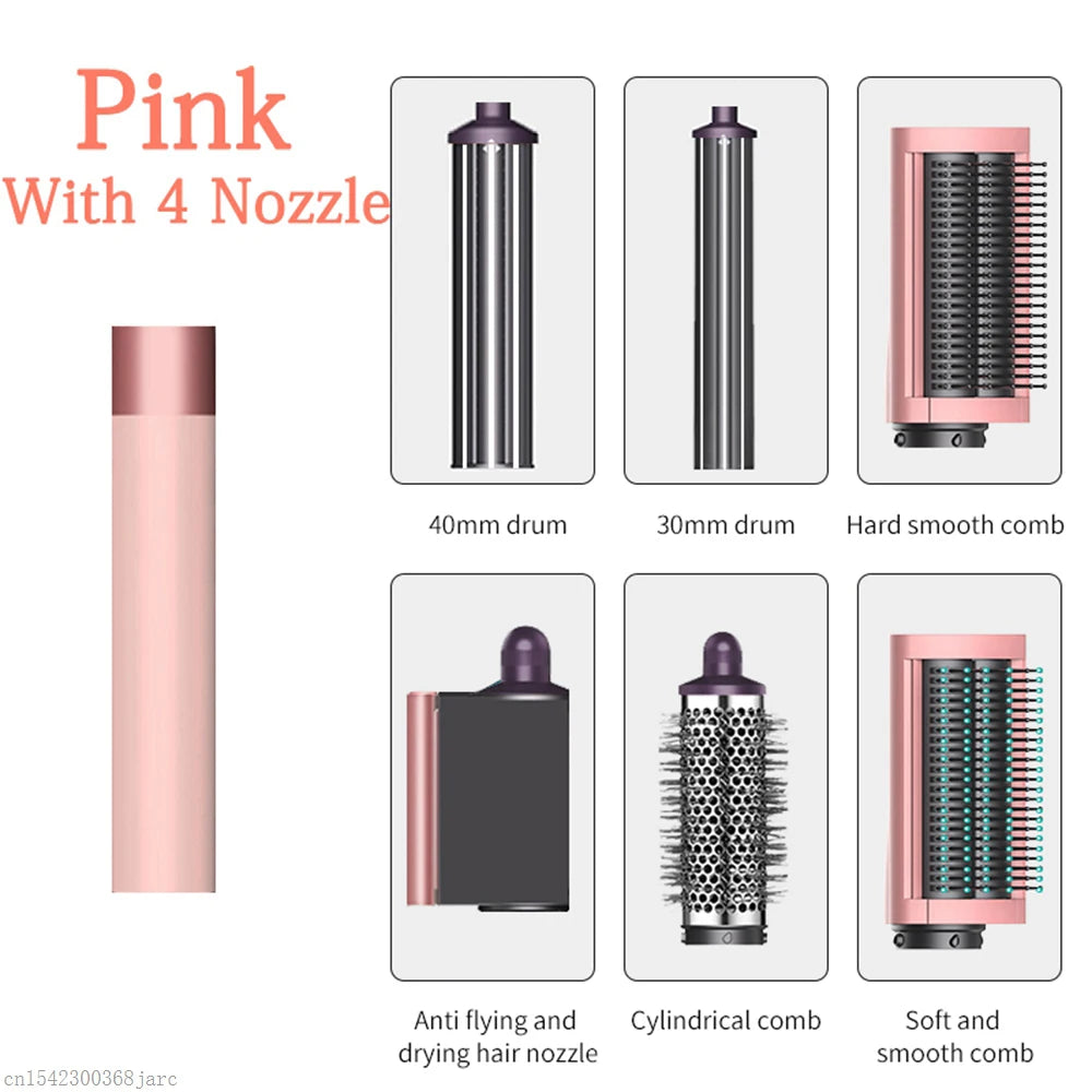 Fer à friser multifonction SenCiciMen X9 : brosse à air chaud, sèche-cheveux, styler pour cheveux bouclés professionnel en salon.