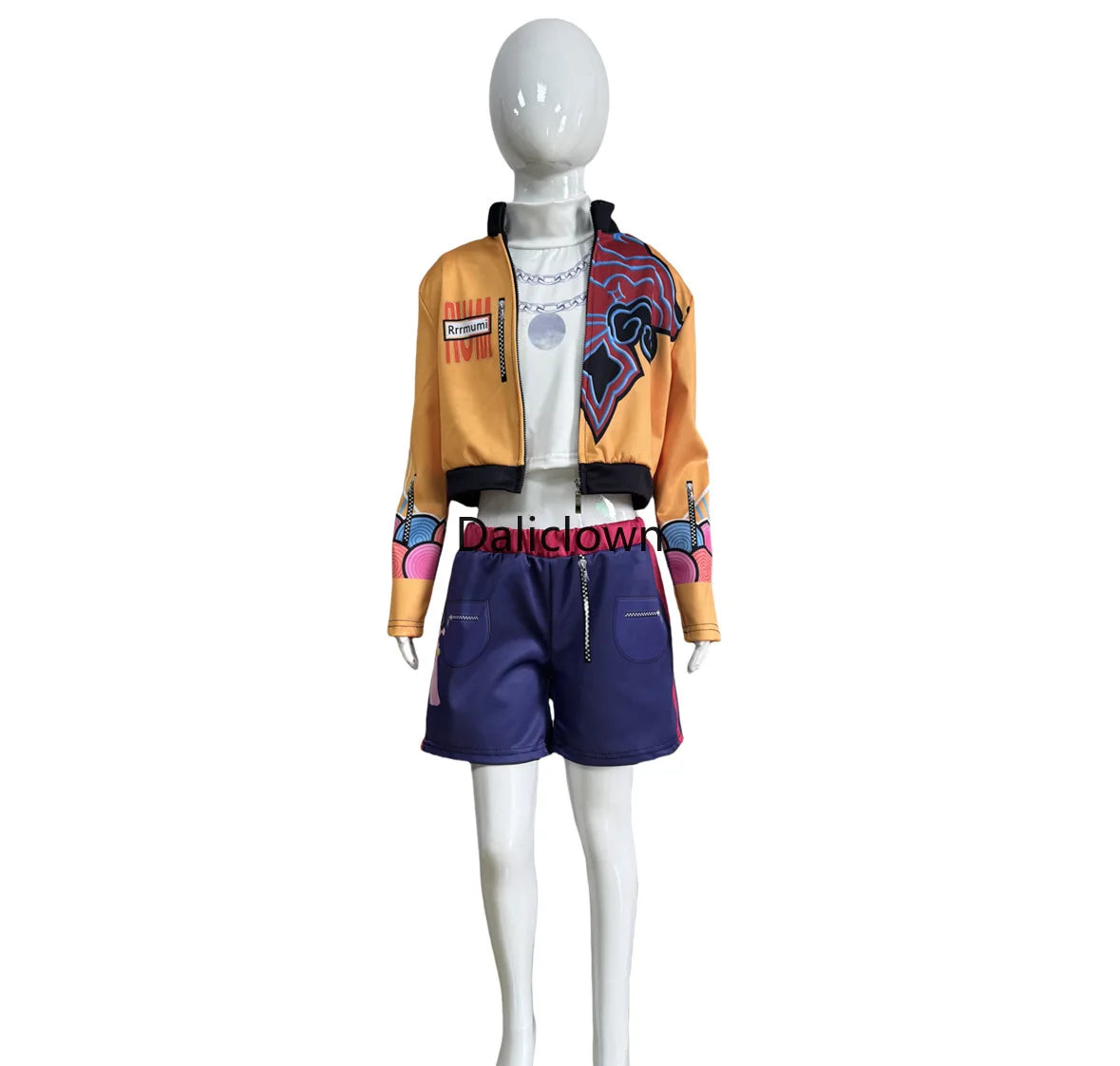 Costume de cosplay KDPop pour enfant (Rumi, Zoey, Mira) - Déguisement de Golden Huntrix pour spectacle ou fête d'Halloween