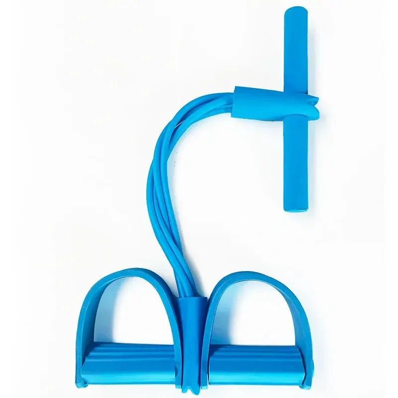 Tendeur de pédale à quatre tubes, équipement de fitness multifonctionnel pour la maison, corde élastique de tension pour le yoga et le renforcement abdominal