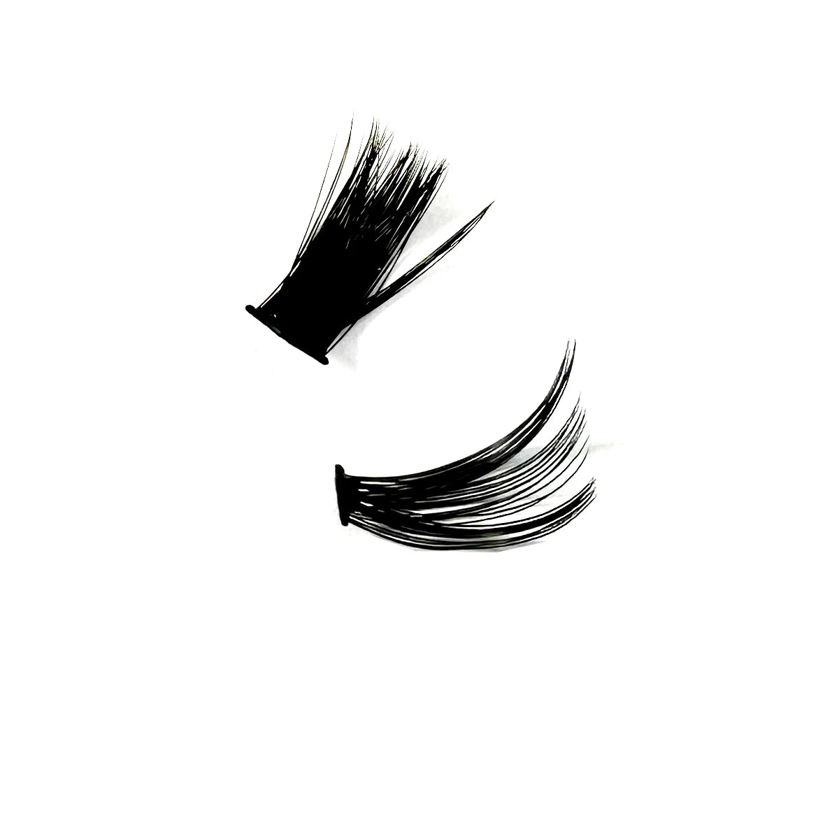 Faux cils en touffes 120D 100D, faux cils à pointes, volume cil à cil, extensions de cils individuelles à picots à faire soi-même, méga touffes de cils