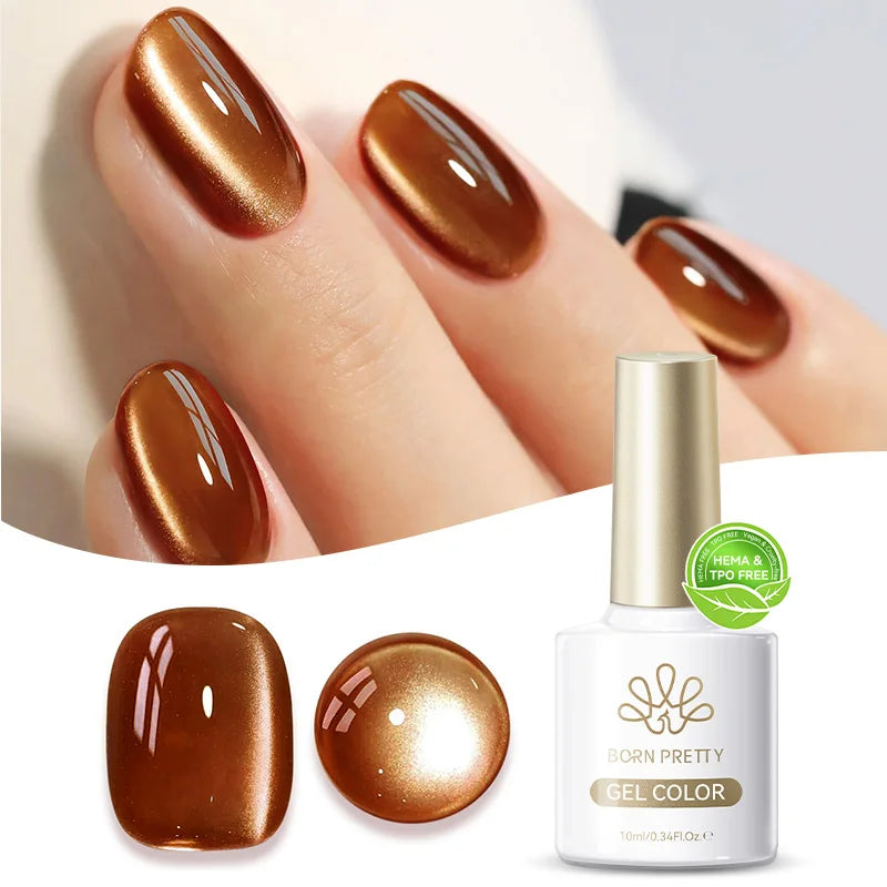 BORN PRETTY 117 Couleurs Vernis à Ongles Gel Magnétique Chat 10ml Vernis Couvrance Totale Semi-Permanent Manucure Super Magnifique
