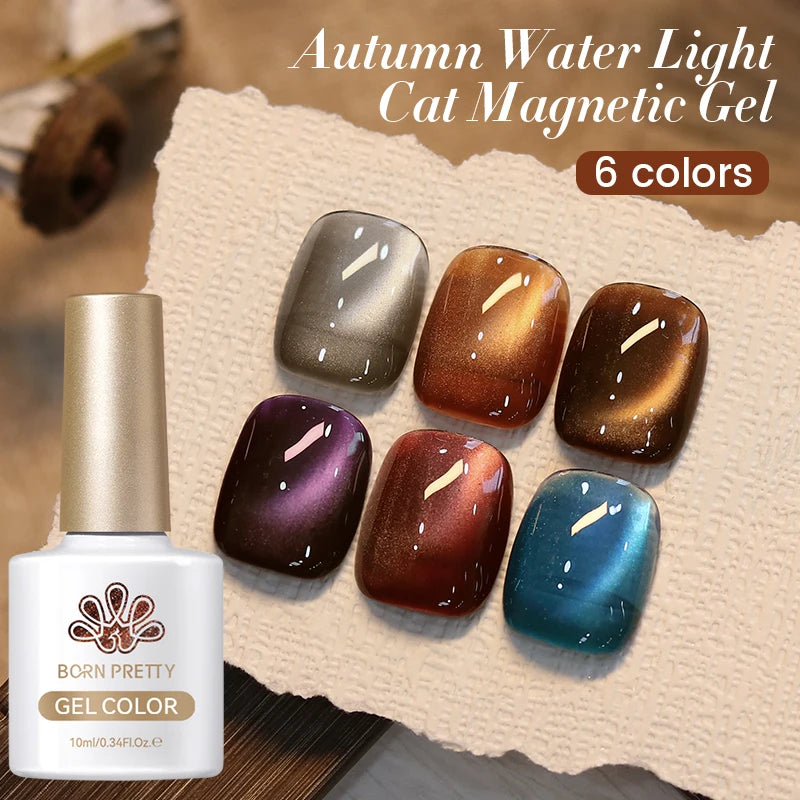 BORN PRETTY 117 Couleurs Vernis à Ongles Gel Magnétique Chat 10ml Vernis Couvrance Totale Semi-Permanent Manucure Super Magnifique