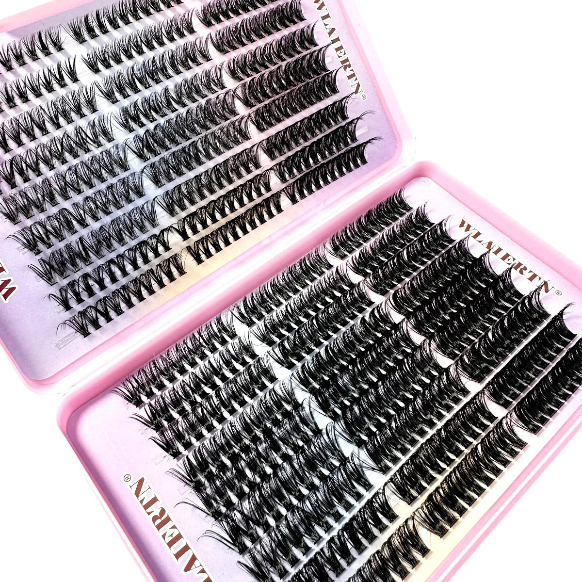 Faux cils en vison 540Cluster C Courbés 9-16mm Extension de cils naturels mixtes 3D Bande russe Outil de maquillage personnel