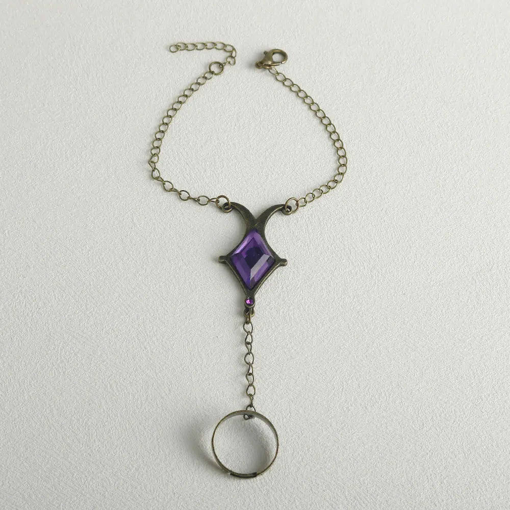 Bracelet Akemi Homura pour femme, strass, joncs, bijoux de couple, métal, Puella Magi Madoka Magica Bague Femme