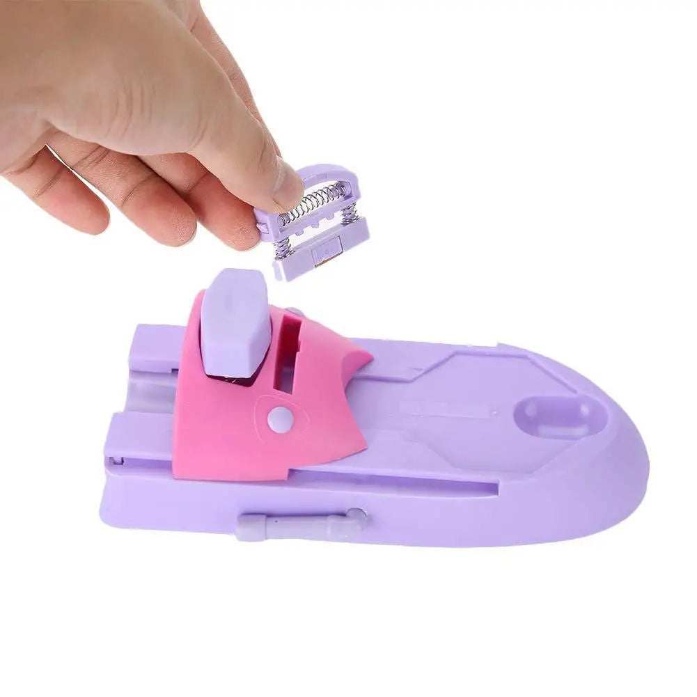 Machine d'impression pour nail art portable DIY avec 6 tampons métalliques