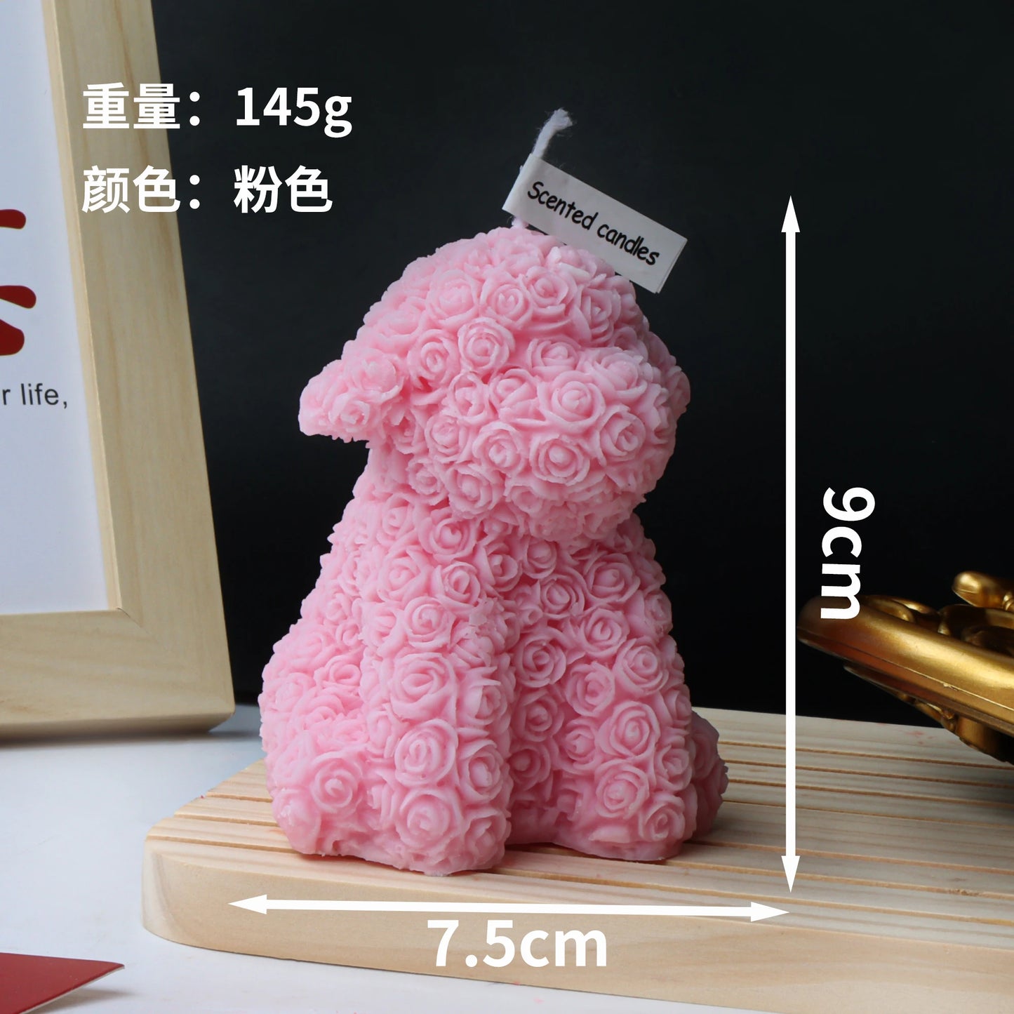 Bougie parfumée 3D Ours Lapin Mignon - Bougie Licorne Rêveuse à Faire Soi-même - Décoration - Cadeaux Faits Main - Décoration Intérieure - Cadeaux de Mariage