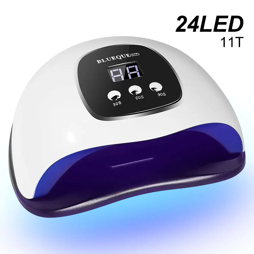 Lampe UV professionnelle LIMEGIRL pour manucure et séchage de vernis à ongles, 24 LED, avec câble USB.