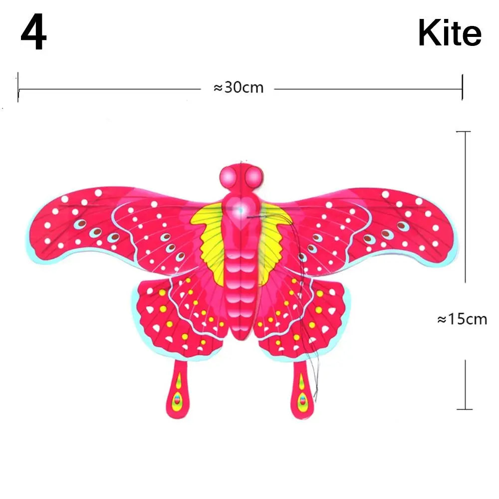Cerf-volant aigle en plastique transparent, ligne de 30 mètres, grand aigle volant, cadeau pour enfants, cerf-volant de dessin animé, sorties en famille, jardin