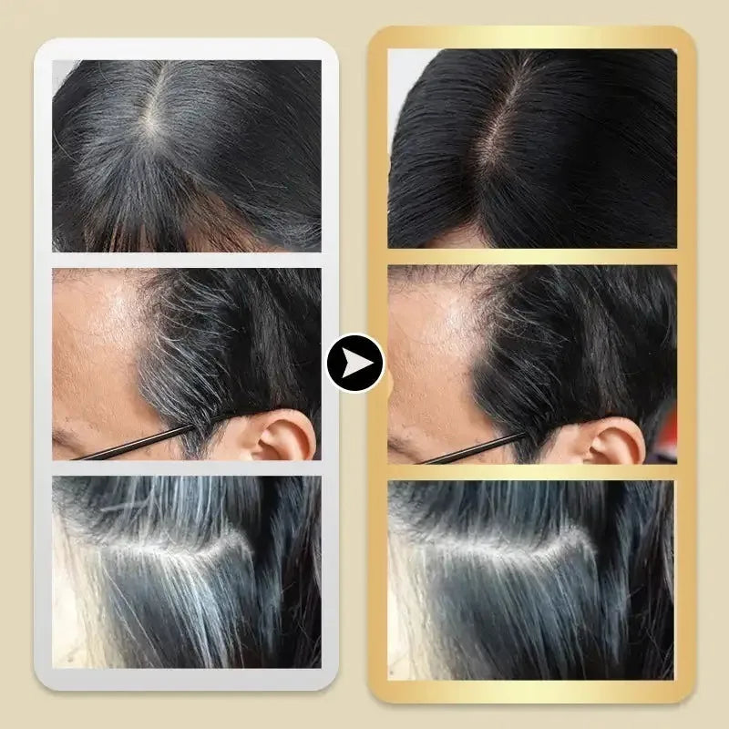 Teinture capillaire portable disponible en formats de 20 g à 20 g, résistante à l'eau et lissante pour cheveux fins, pour une couvrance instantanée.