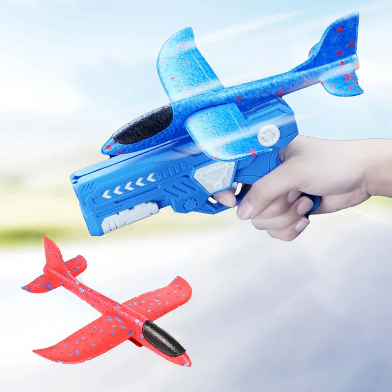 Lance-avions jouets d'extérieur, catapulte en mousse EPP antidérapante pour enfants, cadeau d'anniversaire pour garçons et filles, jeux pour enfants