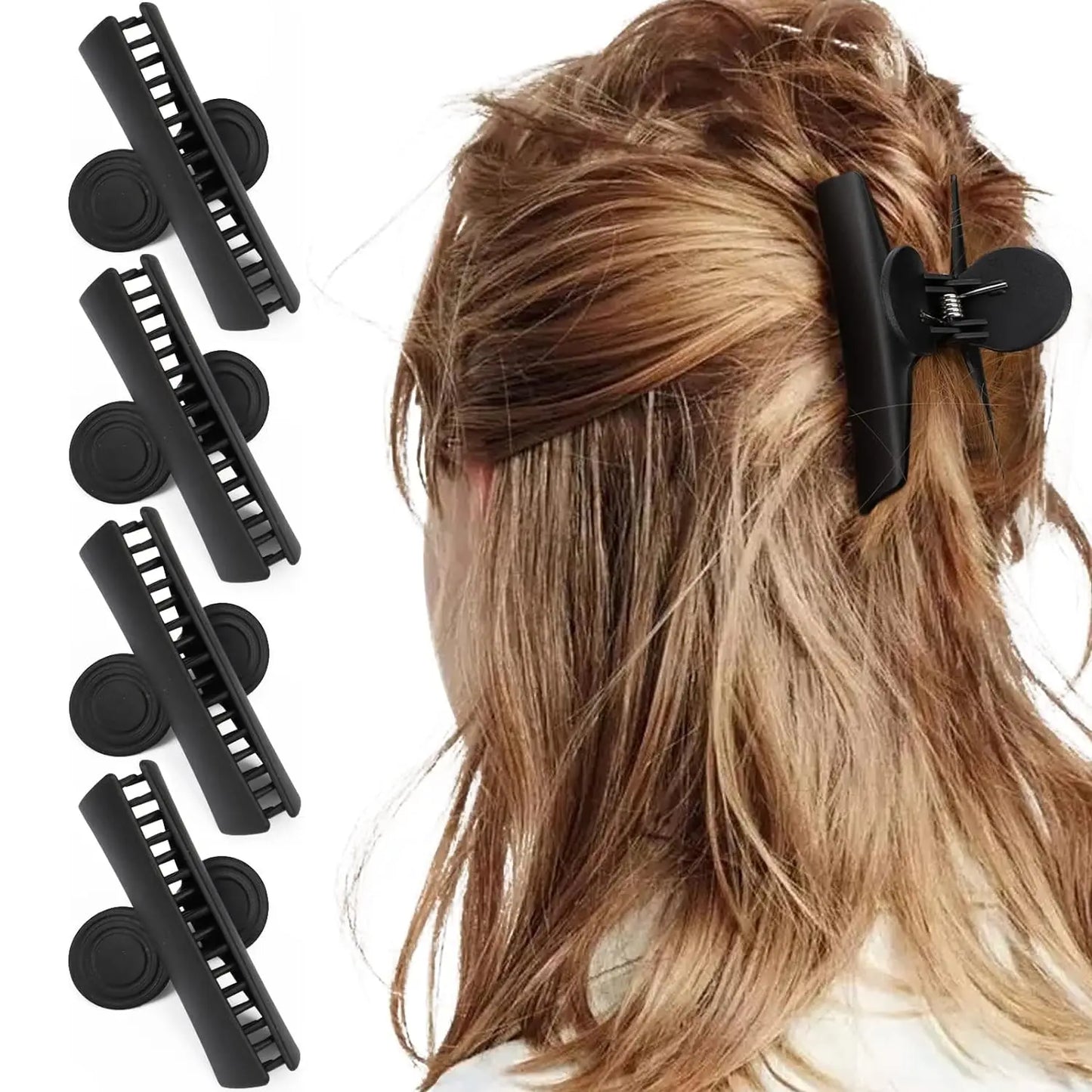 Pinces à cheveux papillon noir pour femme et fille, outils de coiffure, pinces à cheveux professionnelles, accessoires de salon