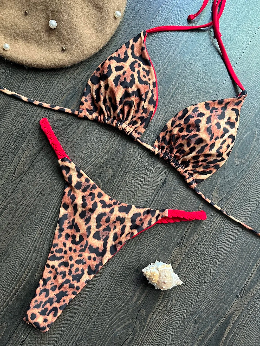 Maillot de bain bikini taille haute, string sexy, imprimé zèbre, maillot de bain brésilien femme , nouveautés bikini